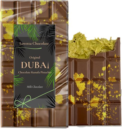 Dubai pistachio chocolate bar